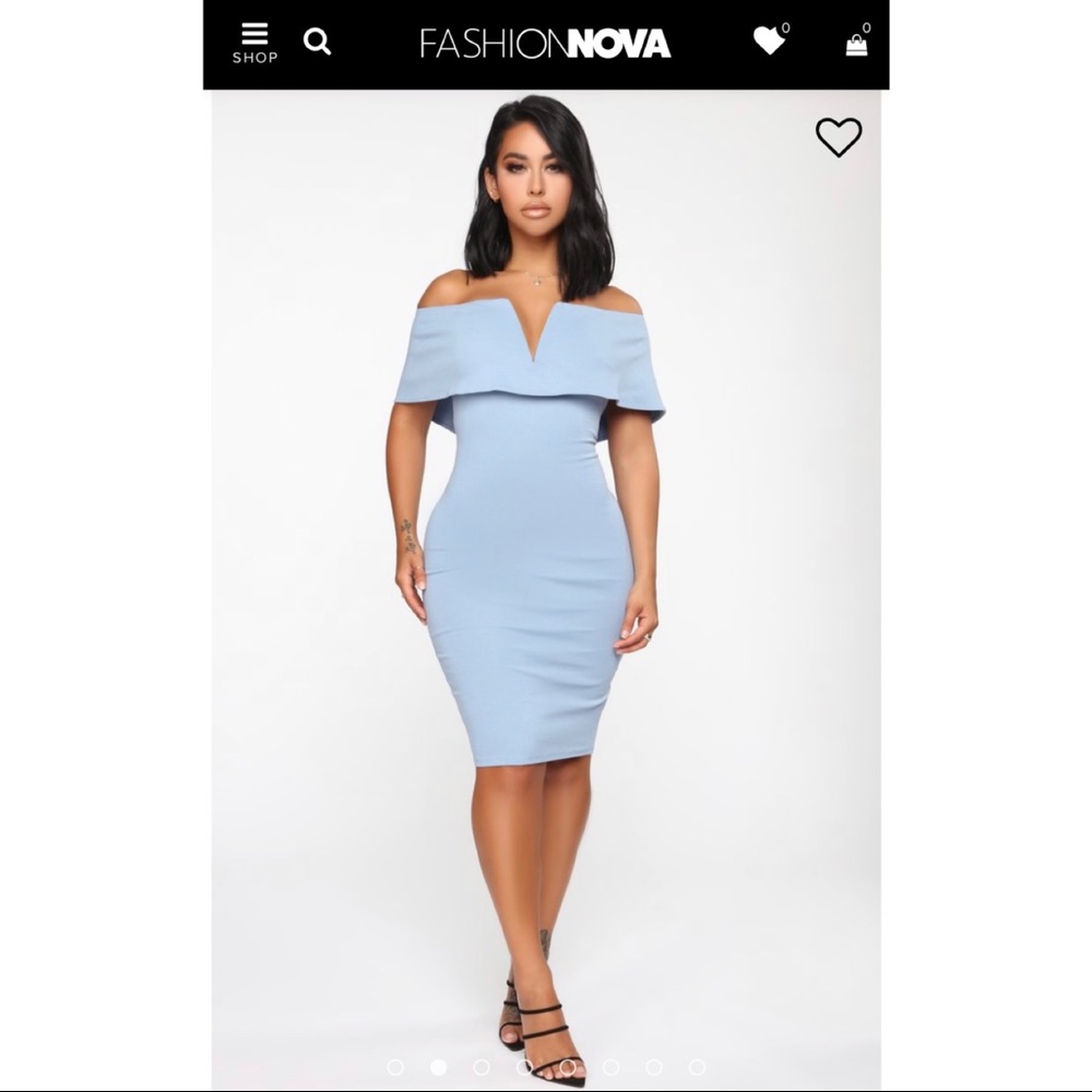 Fashionnova Off The Shoulder Midi Dress